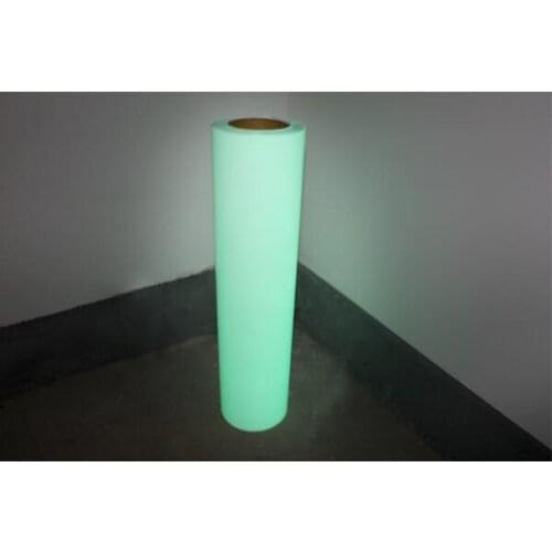 Free Shipping 20" x2yards Glow in the Dark T-shirt PU Heat Transfer Vinyl for Cutting Plotter Press