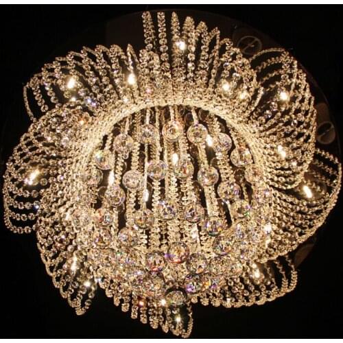 Free shipping New modern crystal chandelier lighting fixtures Dia80*h60cm lustres home LED light