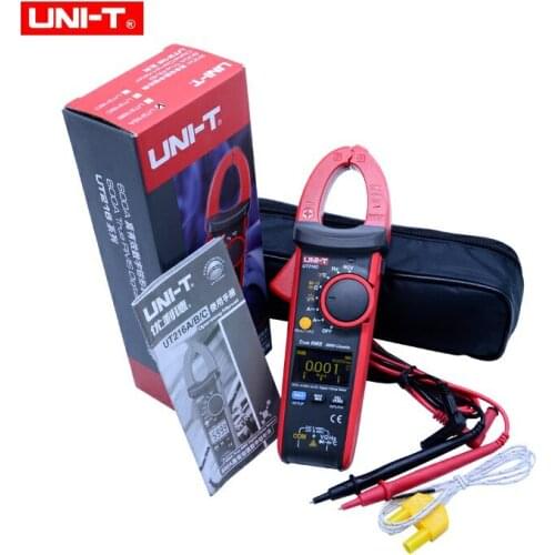 UNI-T Digital clamp meter ac dc Multimeter UT216 Series 600A ture rms Auto Range Tongs Testers with data hold backlight