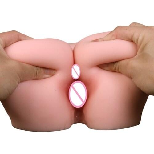 2.1kg Intelligence pronunciation Silicone Big Ass 3D artificial vagina Anus Sex Toys for Men Male masturbator Masturbate for man