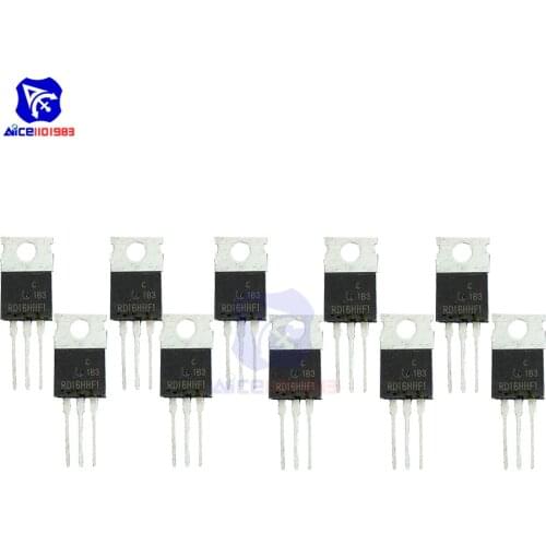 Diymore 10 PCS/Lot IC Chips RD16HHF1 3 Pin TO-220 Mosfet Transistor 30 MHz High Quality Integrated Circuit