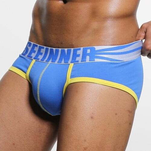 Sexy Men Underwear Penis Pouch Mens Briefs Tanga Gay Underwear Men Bikini Slip Cotton Breathable Male Panties