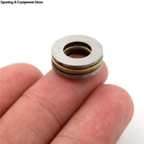 10pcs For Hardware Accessories High Quality Pratical Miniature Thrust Bearings F8-16M Metal Axial Ball Bearing Set 8x16x5mm
