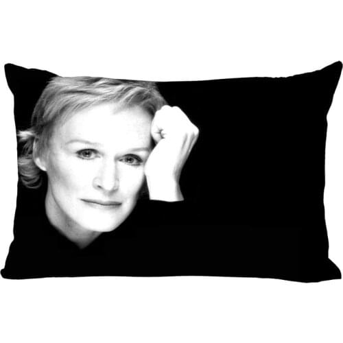 35x45cm Pillowcase Glenn Close Rectangle Silk Pillowcases Bed Home Living Room Pillow Covers One Side Custom gift