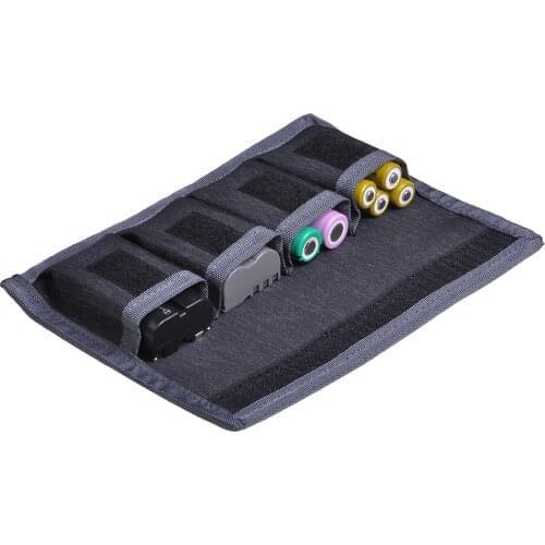 Nylon Battery Storage Bag Travel for Canon LP-E6 LP-E8 Sony NP-FW50 EN-EL14 EN-EL15 AA AAA 18650 Batteries Container Bag Holder