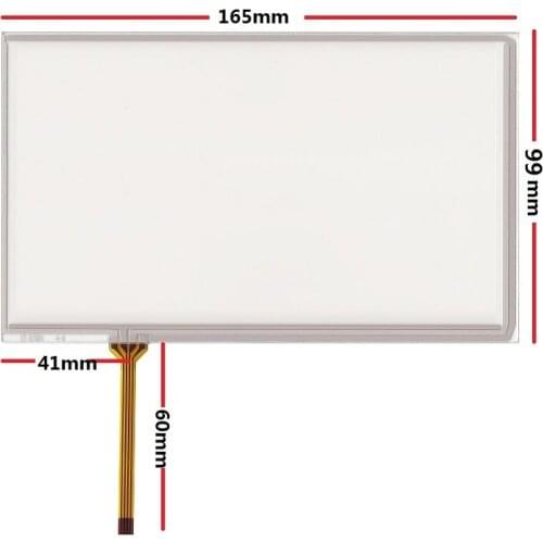 New 7 inch industrial touch screen 164*99mm with AT070TN92 AT070TN94 industrial control industrial medical equipment