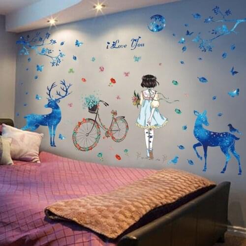 PVC Free Peel And Stick Collage Wall Stickers Self-Adhesive Creative Personality Collage stickers For Living Room Kidsroom