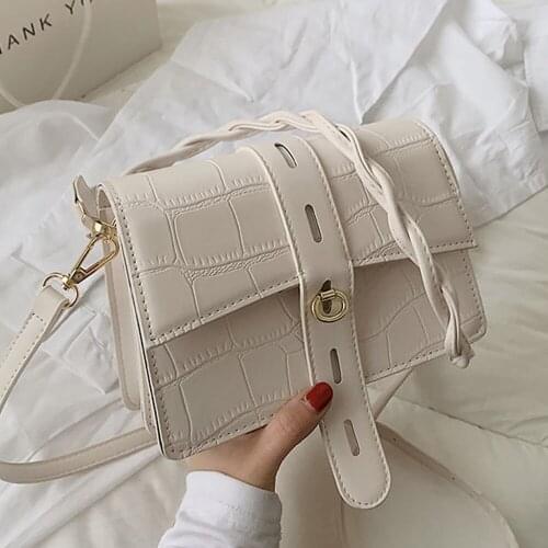 Crossbody Bag for Women 2021 Luxury Designer Shoulder Messenger Bag Leather Tote Bag Female Crocodile Pattern Handbag and Purse