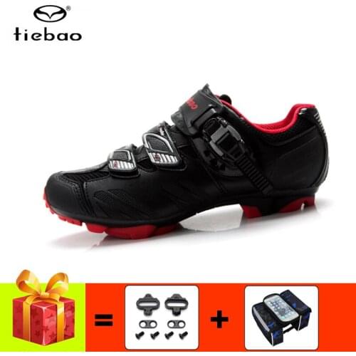TIEBAO Cycling Shoes Mtb Men Women Breathable Mountain Bike Sneakers Sapatilha Ciclismo Mtb Self-locking Racing Bicycle Shoes