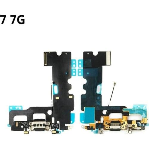 High Quality Charging Flex Cable With Microphone Repalce For iPhone 7 7Plus USB Charger Port Dock