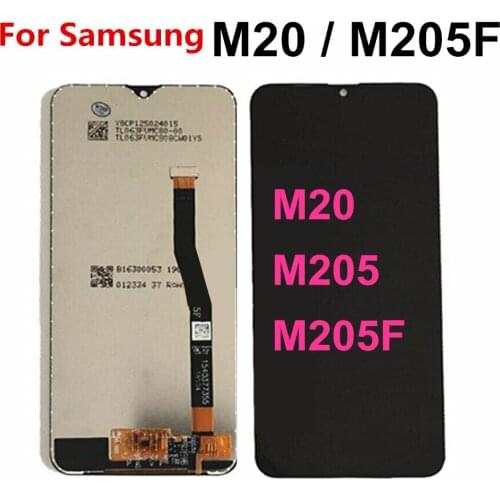 6.3" LCD For Samsung Galaxy M20 2019 M205 M205F SM-M205F/DS LCD Display Touch Screen Digitizer Assembly Replace+Tools
