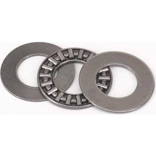 10pcs 15x28x2mm Thrust Needle Roller Bearing AXK1528 ABEC-1 Each With Two Washers