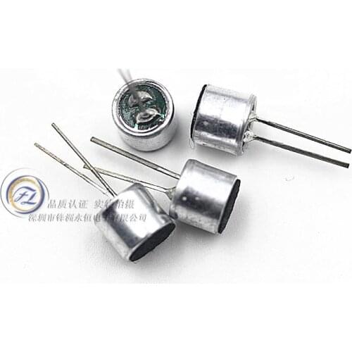 100PCS 2pins 6*5mm 52DB Sensitivity Capacitive Electret Microphone 6x5mm