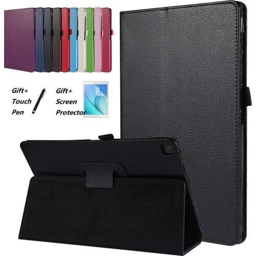 2 Section Foldable Litchi Pattern Protective Cover Case for Samsung Galaxy Tab A 2019 SM-T510 SM-T515 T510 T515 10.1 inch Cases