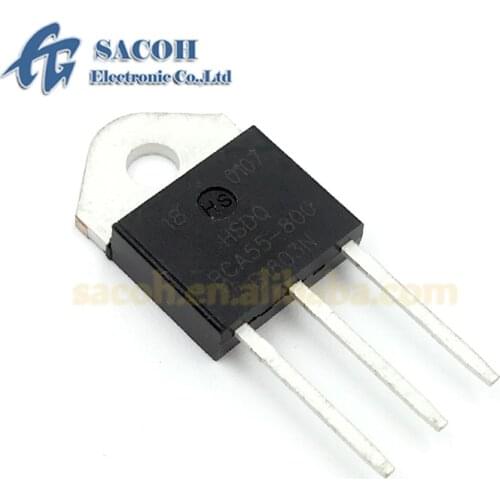 5Pcs BCA55-800 or BCA55-600 or BCA55-1000 or BCA55-1200 or BCA55-1600 TOP3I 55A 800V Thyristor