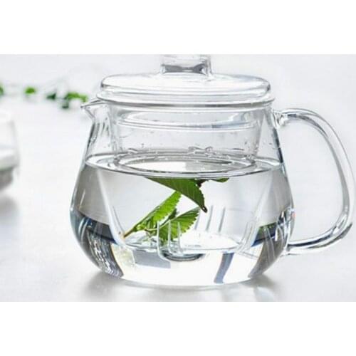 500ml heat resistant glass teapot with filter for making tea, tea pitcher tea making kettle