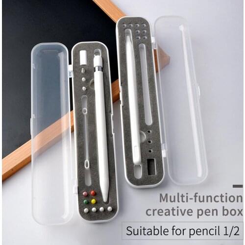 Pencil Holder Case for Apple Pencil 1 2 Storage Box Portable Hard Cover for Apple Pencil 2 1 Shell