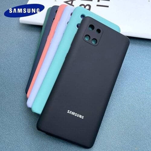 Samsung Galaxy Note10Lite A81 M60S Case Liquid Silicone Silky Soft-Touch Shell A 81 M 60S Note10 liteTPU Full Protecti Cover