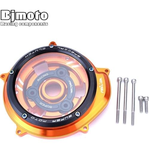 CNC Racing Clear Clutch Cover & Spring Retainer R For 1290 Superduke R/GT 2014-2019 1090 Adventure R 2017-2019 1050 ADV 17-18