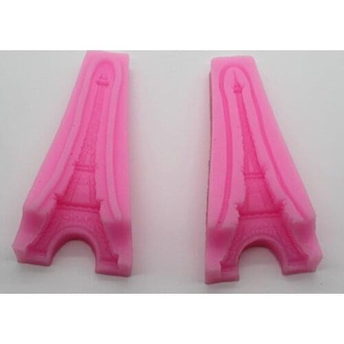 D Eiffel Tower Silicone Mold Fondant Molds for DIY Cake Decorating Tools Cake Moulds Soap Silicone Baking mold