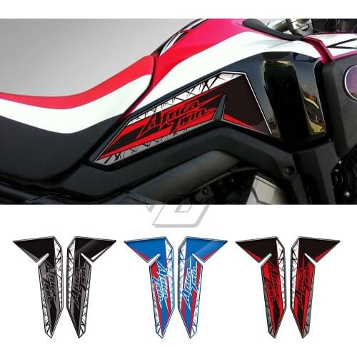 For Honda Africa Twin 2016-2019 3D Resin Motorcycle Side Tank Pad Protection Decals