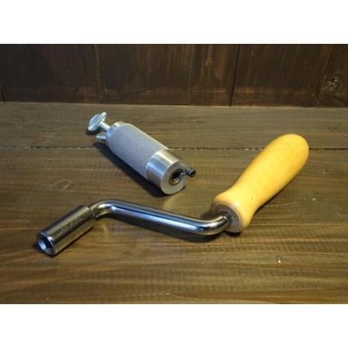 Piano string changing three-turn half-winding tool