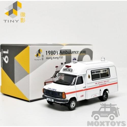 Tiny 1:76 1980s Ambulance (A98) HongKong FSD Diecast Model Car