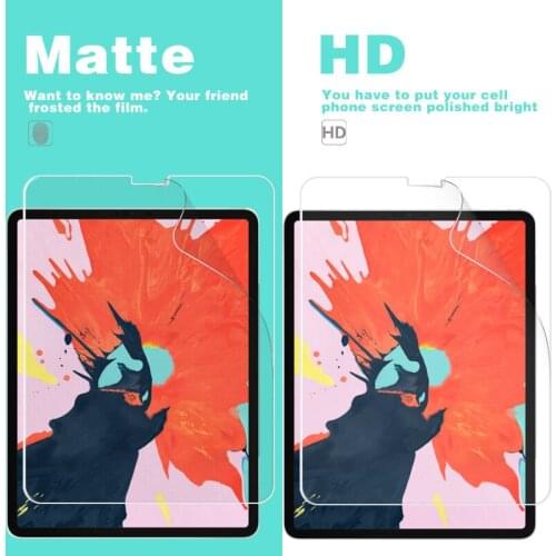 HD Matte Film For Apple Ipad Pro Wifi 12.9in ( 2018 ) A1876 Tablet PC Anti-Glare Matte Film Screen Protector Cover Shell