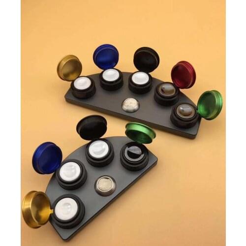 NEW ! Oil Cups Stand Die-Cast Alloy with 5 Colored Containers Watch Repair