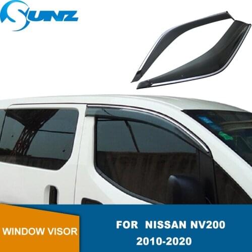 Side Window Deflectors For Nissan Nv200 2010 2011 2012 2013 2014 2015 2016 2017 2018 Window Visor Sun Rain Deflector Guards SUNZ