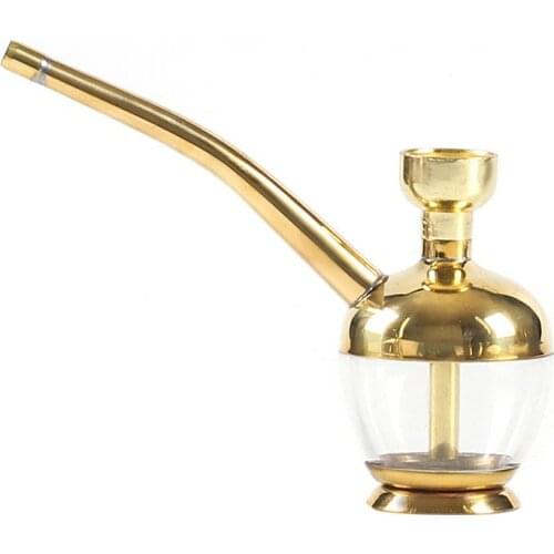 Portable Tar filter New hot Selling Pure Copper Water Pipe Mini Bottle Hookah Pipes Shisha Small Smoking Accessories