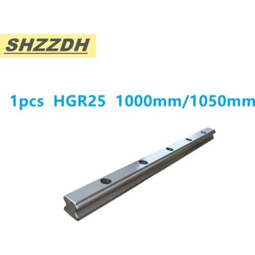 1PCS precision linear guide HGR25 length 1000mm / 1050mm, used for HGH25CA/HGW25CC slider CNC engraving machine accessories