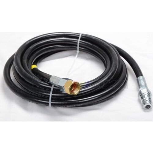 Factory sale 15 Meters high pressure co2 hose for co2 jet machine connect with co2 gas tank