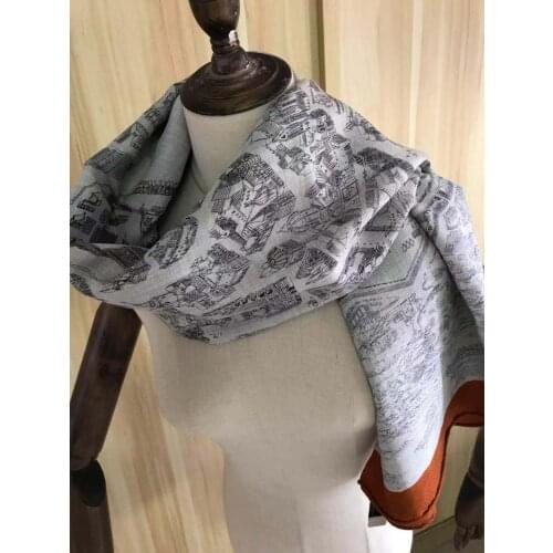 2020 new arrival autumn winter classic horse 140*140 cm colorful scarf 65% cashmere 35% silk scarf wrap for women lady girl