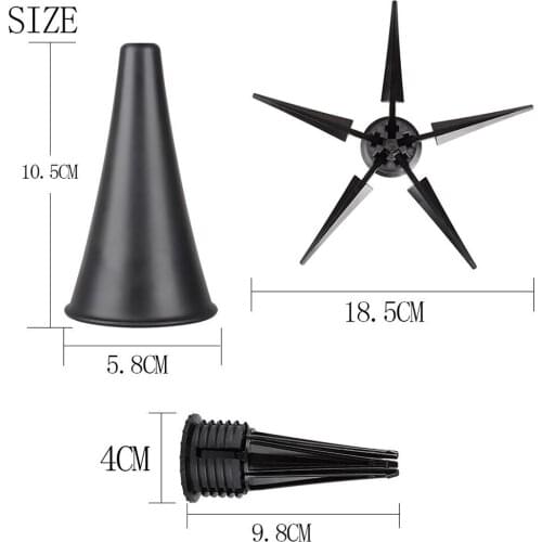 Clarinet Stand Bracket Foldable Flute Holder with Split Design Trombone Wall Mount Pocket Trumpets Practice