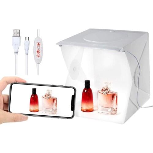 Led Folding Photo Background Light Box Softbox With Photography Lamp For Photo Studio For Photography Backdrops For Youtube