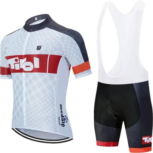 TIROL cycling team jersey 20D bike shorts set Ropa Ciclismo MENS MTB summer BICYCLING Maillot bottom wear clothing