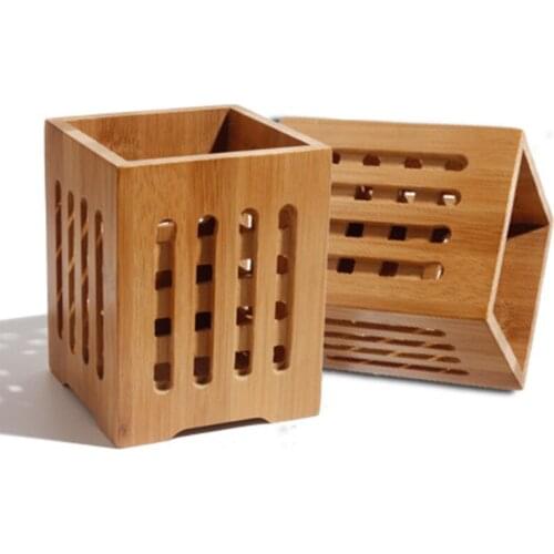 Multipurpose Square Pen Holder Chopsticks Organizer Eco-Friendly Utensil Storage