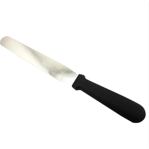 12 Inch Handle Stainless Steel Plastic Spatula/cake/butter Knife Leveling/Straight Knife/Baking & Pastry