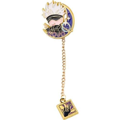 J2862 Anime Enamel Pins Cartoon Brooch Charming Cute Brooches Badge for Clothing Dress Kids Pin