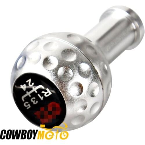 Red Blue Silver Black Universal Car Manual 5 Speed Gear Shift Knob Shifter Levers For Honda Toyota Volkswagen Golf Polo