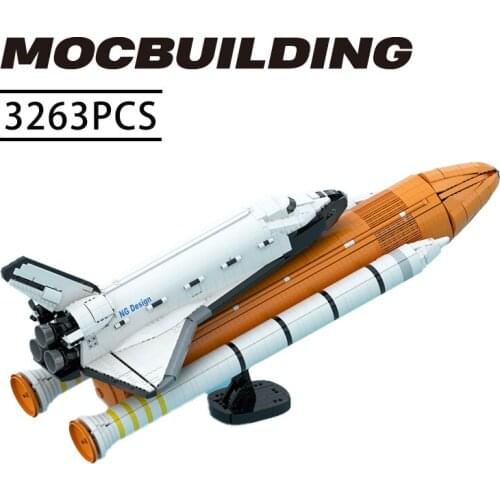 Creative MOC Space Shuttle Discovery Upgrade module Set Assembly Model Puzzle Toys spacecraft for Children Kids Birthday Gift