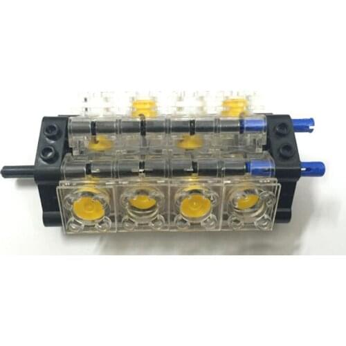 Turbocharged engine Model building V6/V8/V10/V12 engine creative toys compatible with For kids educational toys