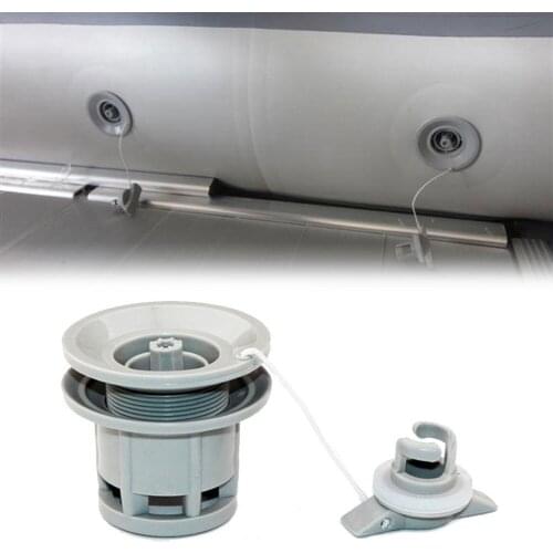 6 Holes 62.5*43.4mm Inflatable Boat Raft Dinghy Kayak Canoe Air Valve Accessorie Double Seal Leak Protection River Rafts Adapt