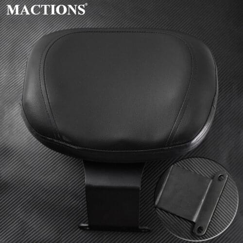 Motorcycle Front Driver Rider Backrest Sissy Bar Cover Pads Seat For Honda Shadow VT400 VT750 VT 400 750 1997-2003 1998 1999