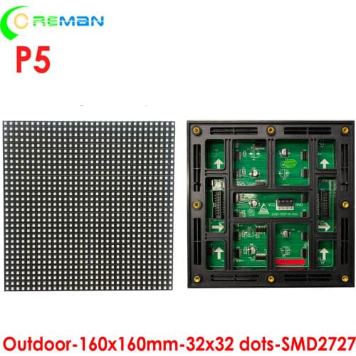 Outdoor led display module p5 / outdoor full color led screen module p5 / rgb p5 led module waterproof ip67