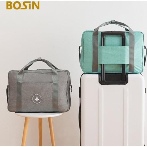 New Durable Clothing Storage Bag Large Capacity Travel Bag Trolle Luggage Portable Suitcases Unisex Duffel Organizer