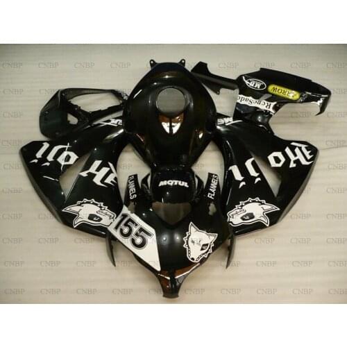For Honda Cbr1000 RR 2008 - 2011 Fairing for Honda Cbr1000 RR 09 10 Plastic Fairings CBR1000 RR 2009 Black White Drog Bodywork