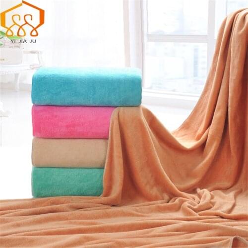 19 Colors 180x80cm Microfiber Beach Towel Super Absorbent Bath Towel Sport Towels Gym Fast Drying Cloth Beauty Salon Bed Large