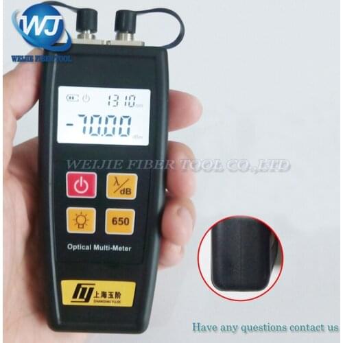 Supply Handheld YJ-550 Fiber optic power Meter Laser Light Source and 5MW Fiber Optic Visual Fault Locator Free shipping